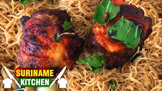 Tjauw Min Kip Recept Surinaams  Tjauw Min Chicken Recipe Suriname  Suriname Kitchen [upl. by Ibmat]