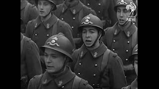 Parade of the French army before the war 19391945 [upl. by Eiramanitsirhc]