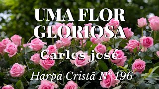 Uma Flor Gloriosa  Carlos José  Harpa Cristã N° 196  Legendado [upl. by Ilil]