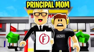 Roblox Mom Became Brookhaven Principal 😲🏫 [upl. by Nyledaj]