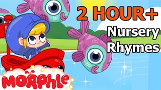 Row Row Row Your Boat   Many More Nursery Rhymes  2 Hour Baby TV  By My Magic Pet Morphle [upl. by Waly]