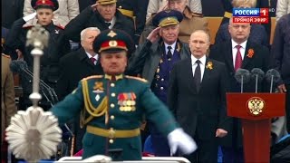 National Anthem of Russia  Hymne National de la Russie Victory Day 2017 Parade [upl. by Odin]