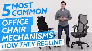 5 Most Common Office Chair Tilt Mechanisms How Office Chairs Recline [upl. by Cesya]