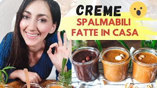 CREME SPALMABILI fatte in casa NOCCIOLA e CACAO PISTACCHIO e ARACHIDI [upl. by Sternick]