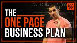 How to Write a One Page Business Plan [upl. by Lauritz]