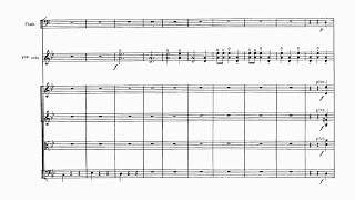 SaintSaëns Danse macabre Op 40 with Score [upl. by Oberheim]