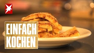 Das ultimative Rezept für ApfelPfannkuchen [upl. by Nennarb]