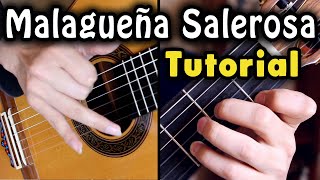 Malagueña Salerosa  Tutorial en Guitarra Acústica [upl. by Anemolif219]