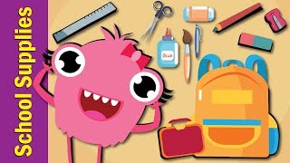 School Supplies Song  Fun Kids English [upl. by Thorn480]