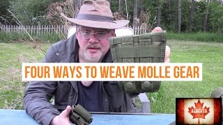 4 Ways to Weave MOLLE Gear [upl. by Addiel]