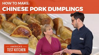 How to Make Pork Dumplings From Scratch [upl. by Eixid]