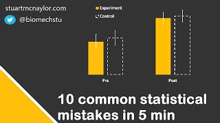 Ten Statistical Mistakes in 5 Min [upl. by Odell650]