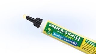 How to Apply PREPARATION H® Maximum Strength Pain Relief Cream [upl. by Tnilc]