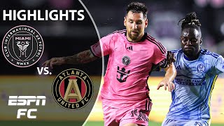 STUNNER IN MIAMI 👀 Inter Miami vs Atlanta United  MLS Highlights  ESPN FC [upl. by Ainat523]