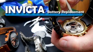 INVICTA Battery Replacement [upl. by Azaleah]