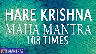 Hare Krishna  Maha Mantra  108 Times [upl. by Nomar55]