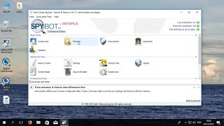 Using Spybots File Scan [upl. by Nrehtak850]