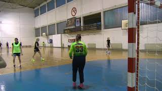 Handball Drill full court passing into a 32 decision making drill [upl. by Bertasi897]