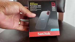 Unboxing the Amazingly Small SanDisk Extreme Portable SSD Hard Drive [upl. by Yxor]