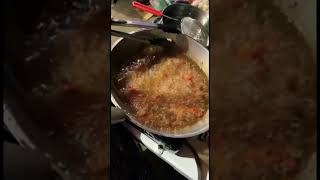 satisfying sound of deep frying [upl. by Learrsi]