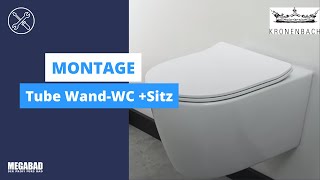 Tube WandWC  Sitz  Montage  Kronenbach [upl. by Hagile]