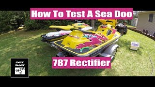 How To Test A Rectifier In Your Sea Doo XP GSX GTX SPX [upl. by Ahtelahs825]