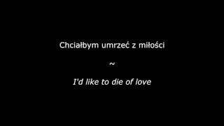 Myslovitz  Chciałbym umrzeć z miłości polishenglish lyrics [upl. by Ennyletak]