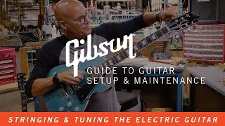 How To Change Guitar Strings amp Tune Your Electric Guitar [upl. by Shermy]