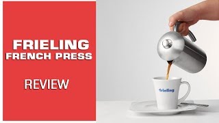 Review Frieling French Press Coffee Maker Stainless Steel French Press [upl. by Everett]