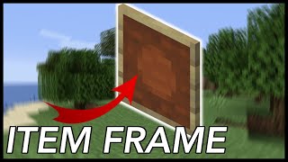 How To Use An Item Frame In Minecraft [upl. by Cire]