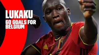 60 international goals by Romelu Lukaku  REDDEVILS [upl. by Ntsuj]