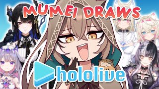 【MUMEI DRAWS HOLOLIVE】Advents Turn [upl. by Annid]