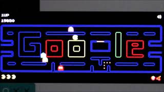 PacMan Google Doodle [upl. by Neelhsa]