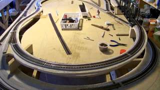 HO Scale 4x8 Layout [upl. by Lebazi]