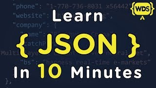 Learn JSON in 10 Minutes [upl. by Enamart]