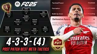 POST PATCH NEW Most META Tactics Best 4334 Custom Tactics EA FC 25 [upl. by Reve603]