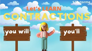 Learn to Read Contractions I Contraction Practice [upl. by Kora]