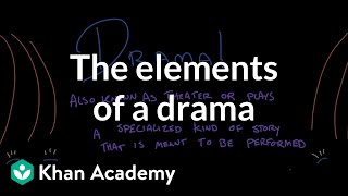 The elements of a drama  Reading  Khan Academy [upl. by Anigroeg]