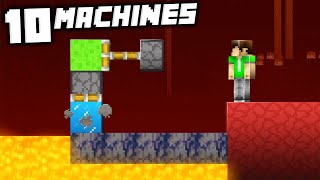 10 Useful Redstone Machines That ANYONE Can Make in Minecraft [upl. by Giark208]