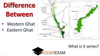 What is the difference between western ghat and eastern ghat [upl. by Ecnarepmet]