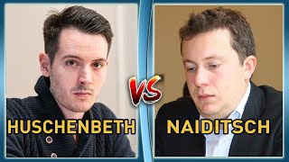 GM Huschenbeth vs GM Naiditsch  StreamerTurnier 20 [upl. by Jeu]