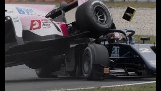 F2 2018 All Crashes [upl. by Ahsenre]