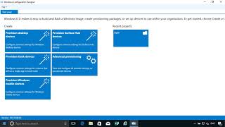 15 3 1 Provision with the Windows Configuration Designer Tool [upl. by Toft]