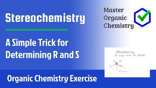 Stereochemistry  A Simple Trick for Determining R and S [upl. by Kohn]