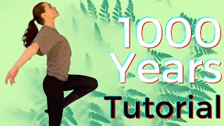 Lyrical Dance Tutorial Steps  1000 Years Christina Perri [upl. by Yla]