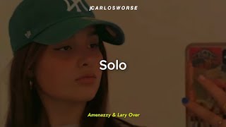 Solo LetraLyrics Amaneza amp Lary Over [upl. by Krutz]