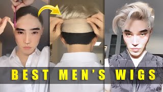 Introducing MoonFiber™ Mens Wigs  BEST MENS WIG TRANSFORMATION TUTORIAL  HOW TO MENS WIG [upl. by Lewison274]