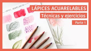 Como usar lápices acuarelables 😍 Parte 1 [upl. by Livvie]