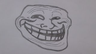 How to draw a Troll Face [upl. by Sudhir]