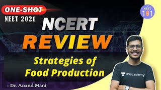 Strategies of Food Production  NCERT Review  NEET 2021  Dr Anand Mani [upl. by Esbensen779]